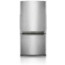 Samsung 21 Cu Ft. Stainless Platinum Bottom Freezer Drawer Refrigerator With Power Freeze And Ext Digital Temp Special Order Only