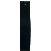 Tri-Fold Golf Towel Black