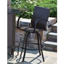 Alfresco Home Vento Outdoor Mezzo Swivel Bar Arm Chair - Set Of 2