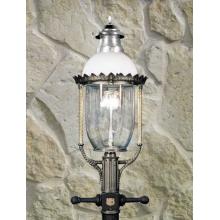 Gaslite America GL36 Cast Aluminum Manual Ignition Natural Gas Light With Open Flame Burner For Post Mount