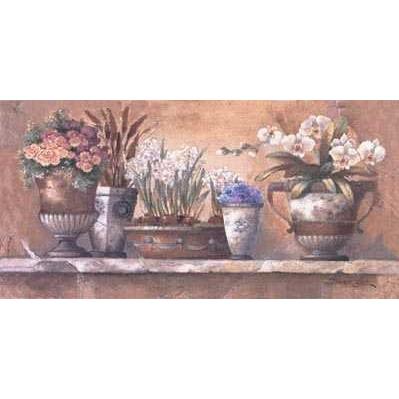 Antique Blossoms Poster Print