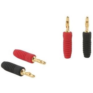 MONSTER TIPS BANANA EXTRA-THICK SPEAKER CABLE CONNECTORS (MODEL NO. MT R-H MKII; STANDARD TIPS)