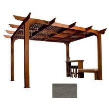 A&B Accessories 10 X 10 Cedar Pergola - Grey