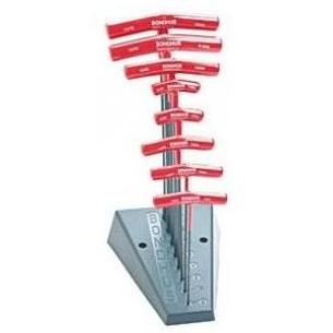 Bondhus 8 Piece Balldriver T-Handle Metric Set With Stand (2-10mm)