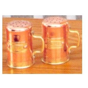 Old Dutch Copper Salt And Pepper Shakers 2.75 Inch