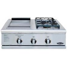 DCS Liberty Natural Gas Side Burner And Griddle Unit - Built-In