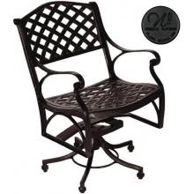Windham Castings Meridian Swivel Pedestal Dining Chair Frame Only, Black