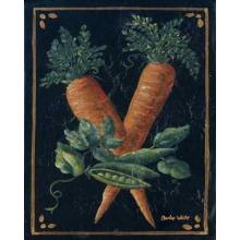 Sylvan Lake Collections - Vegetable On Black II Size 8x10 Poster Print