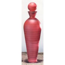 Decorative Bottle - Rose Swirl