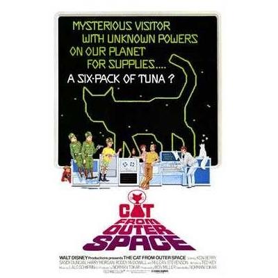 The Cat From Outer Space Poster Print