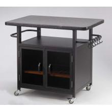 Outdoor GreatRoom Company 36 Inch Bistro Cabinet With Granite Top And Glass Doors