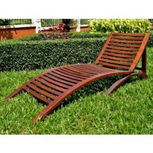 International Caravan Acacia Wood Wave Lounger - Stain