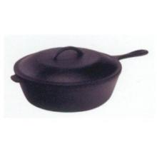Lodge Seasoned Cast Iron Chicken Fryer W/ Cover - 5 Qt