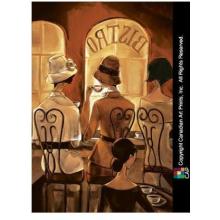 Rendez-vous Au Bistro Poster Print