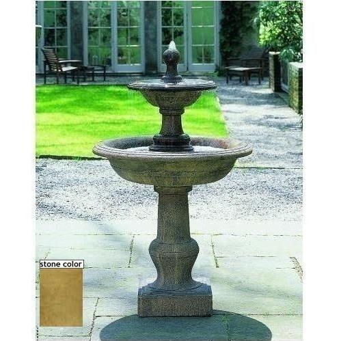 Campania Cortile Fountain - Travertine Finish