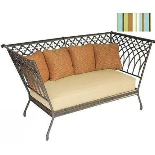 Windham Castings Provence Salon Day Bed Cushion , Cabana Tidewater LX