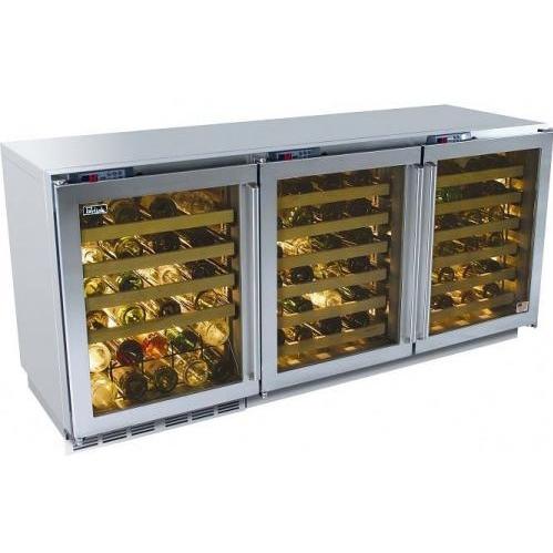 Perlick Built In Triple Wine Reserve With Stainless Glass Door (x 3)