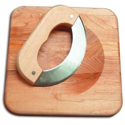 Chopping Board With Mezzaluna