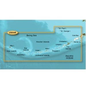 Garmin Bluechart G2 VUS034R Aleutian Islands - Vistion Micro SD And SD
