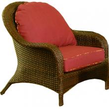 Shade Trends Veranda Woven Chat Chair With Antique Beige Fabric