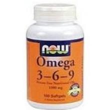 Now Foods Omega 3-6-9 1000 Mg 100 Softgels