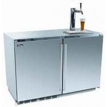 Perlick Outdoor Refrigerator And Beer Dispenser With Solid Stainless Doors (x 2) And 1 Tap