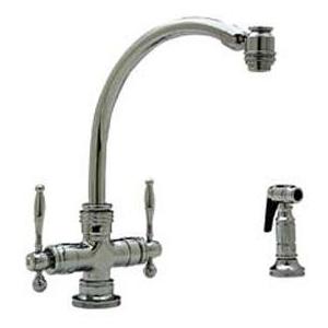 Blanco Medallion Kitchen Faucet W/ Side Spray (Antique Pewter)