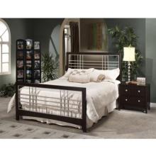 Hillsdale Tiburon Mezzo Espresso Wood Bed Set With Frame - Queen