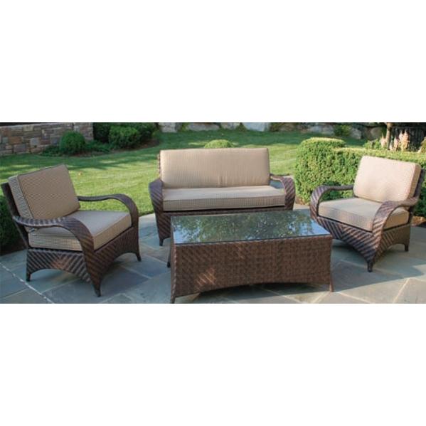 Alfresco Home Monterey  Wicker Lounge Set. (Cushions Not Included)