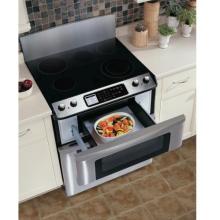 Sharp True Euro-style Electric Convection Range W/ Built-in Microwave Drawer