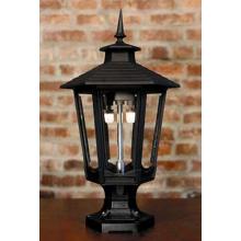 Gaslite America GL1600 Cast Aluminum Manual Ignition Natural Gas Light With Open Flame Burner And Pedestal Mount