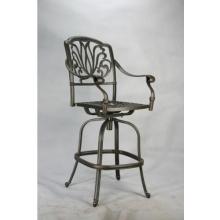 Elisabeth Cast Aluminum Patio Swivel Barstool - No Cushion(s)