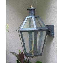 Regency GL23 Poydras Natural Gas Light With Open Flame Burner And Manual Ignition On Wall Mount