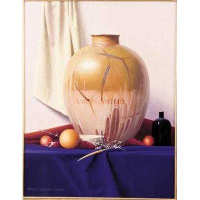 Blue Bottle Poster Print
