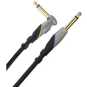 MONSTER CABLE RED P500-I-12A Professional Instrument Cable (12 Ft. - Angled To Straight 1/4 Inch Plugs)