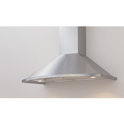 Zephyr ZSA-E30AS 30 Inch Europa Savona Wall Mount Chimney Hood With 650 CFM Internal Blower - Stainless Steel