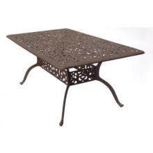 Darlee Catalina Cast Aluminum Dining Table - 42 Inch X 72 Inch Rectangular