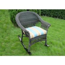 North Cape Portland Resin Wicker Rocker - Espresso