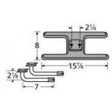 Cast Iron H Twin, Centered, 2.25 Inch Offset Burner 20902-74802