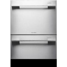 Fisher Paykel DishDrawer Tall Double Dishwasher - Flat Door Stainless