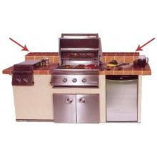 BBQ Guys Square Raised Bar 4 Foot