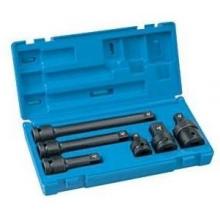 Grey Pneumatic 6 Pc. 1/2 Inch Drive Impact Adapter & Extension Set