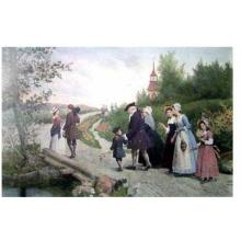 Sunday Morning In Sleepy Hollow Poster Print