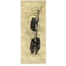 Three Black Bears Poster Print