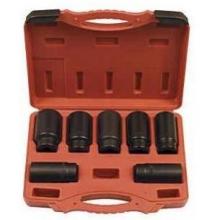 Sunex International 7 Pc. Deep Spindle Axle Nut Socket Set