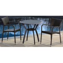 Alfresco Home Tutto 31.5 Inch Round Bistro Table Group
