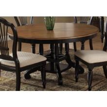 Hillsdale Wilshire Round/oval Dining Table - Pine/rubbed Black
