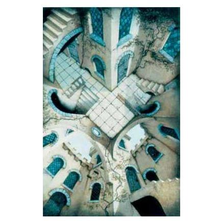 THE COURTYARD (24 In. By 36 In.) - Print