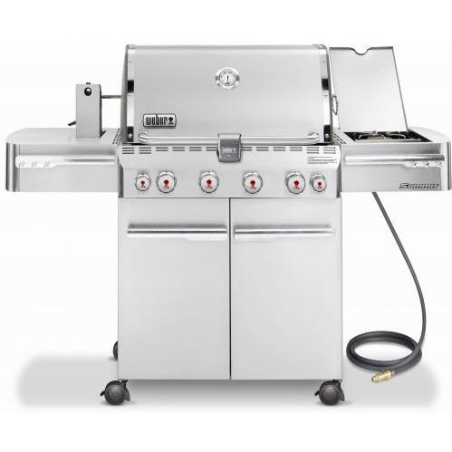 Weber Gas Grills Summit S-450 Natural Gas Grill W/ Rotisserie & Smoker