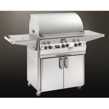 Fire Magic Gas Grills Echelon E660 Propane Gas Grill With Single Side Burner On Cart